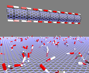 Curved carbon for nanoelectronics