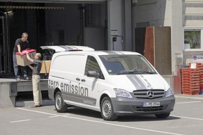 Mercedes-Benz showcases the Vito E-CELL in Stuttgart