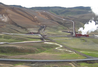 The geothermal field at Krafla, Iceland Geothermal field at Krafla