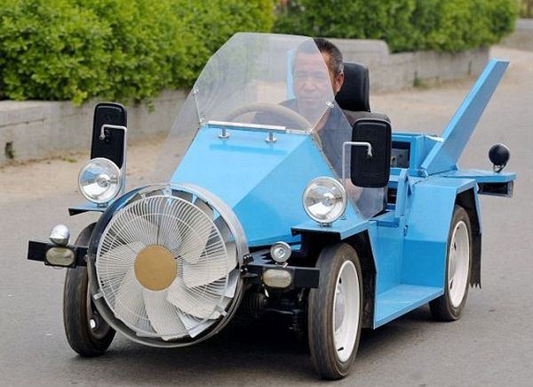 Wind-powered-electric-car-Chinese-farmer Wind-powered-electric-car-Chinese-farmer